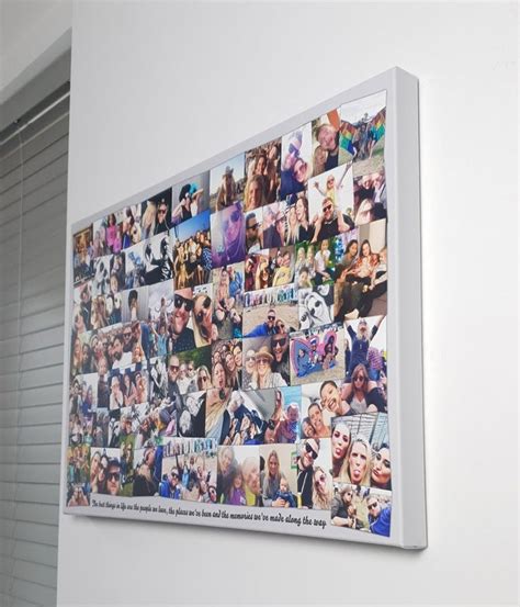 Photo Collage Canvas Print Custom Designed Very Large Extra Large Premium Hand Made In Uk Etsy