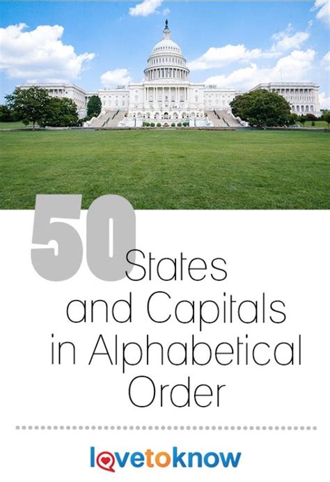 The pope has been a vastly influential figure in history. 50 States and Capitals in Alphabetical Order | LoveToKnow ...