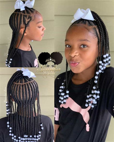 Kid Braid Styles Back To School Braided Hairstyles For Kids Black