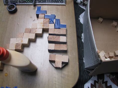 How To Make A Replica Minecraft Pickaxe 4 Steps Instructables