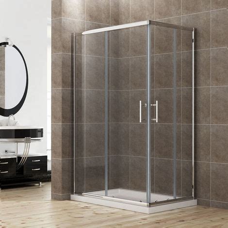 Elegant Sliding Corner Entry X Mm Shower Enclosure Door Cubicle