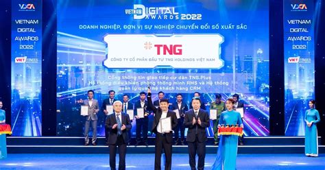 Tng Holdings Vietnam đạt Giải Doanh Nghiệp Chuyển đổi Số Xuất Sắc