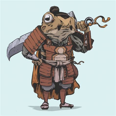 We Want To Read A Comic Book About These Amazing Samurai Frogs