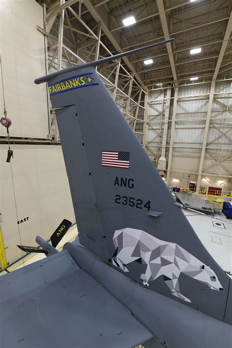 Alaska Air National Guard 168th Wing Dedicates Kc 135 Flagship In Honor