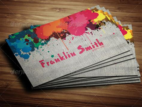 Artist Business Card Templates Free And Premium Psd Vector Png
