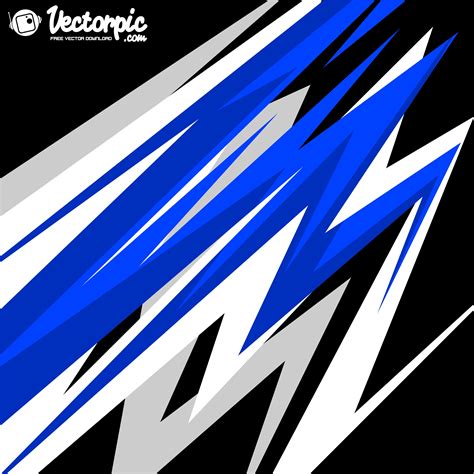 Blue Line Stripes Racing Background Free Vector Vectorpic