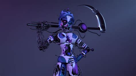 Scrap Ballora Model By Friskyt Fnaf Fnaf 5 Five Nights At Freddys