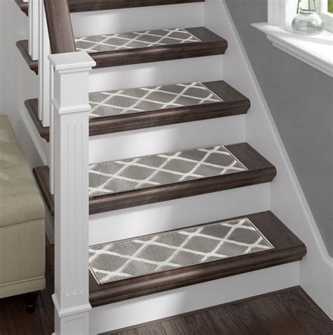 Non Slip Stair Treads Set Of 7 Carpet Stair Rugs Rugs At