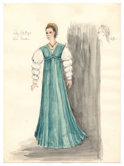 Daphne Dare Lady Montague Costume Design