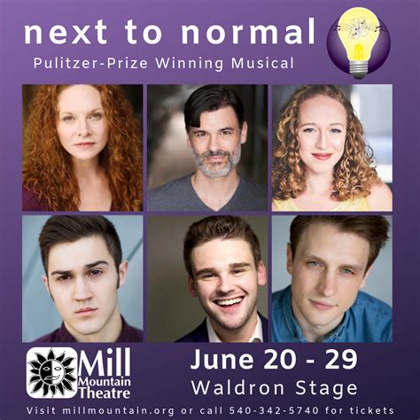 Cast Announced For Mill Mountain Theatres Next To Normal — Mill