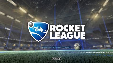 Rocket League Title Screen Pc Ps4 Xbox One Youtube