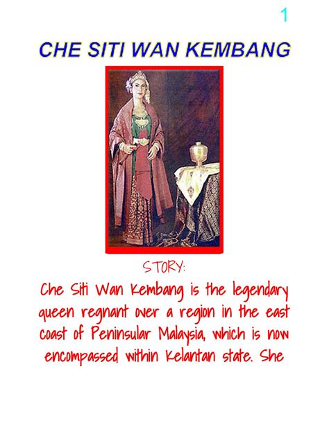 Birth of wan ali @ lebai ali wan wahid. Che Siti Wan Kembang by bro_killer 99 - Issuu