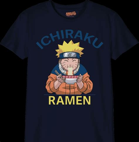 Naruto Ramen Dichiraku T Shirt Bleu Marine 12 Ans
