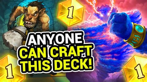 Wild THE BEST BUDGET DECK TO BRING TO LEGEND Aggro Shaman