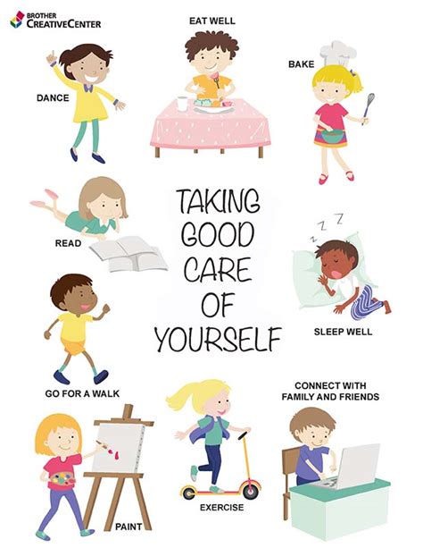 Free Printable Taking Good Care Of Yourself Creative Center