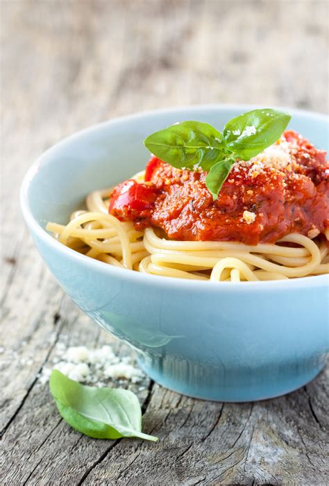 Spaghetti al pomodoro Caramel à la fleur de sel