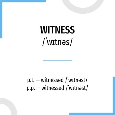Conjugation Witness 🔸 Verb in all tenses and forms | Conjugate in past