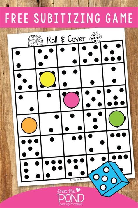 Math Board Games For Kindergarten Free Spring Number Recognition