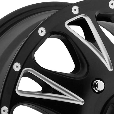 Fuel® D513 Dually Throttle 1pc Wheels Matte Black With Milled Accents