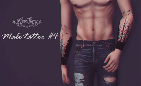 Ts4 Male Tattoo 3 By Bexosims Download Thank You If You Use It Do