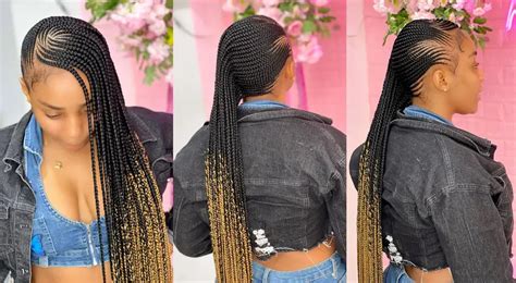 51 Popular Lemonade Braids Hairstyles And Styling Tips