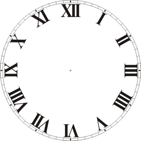 Roman Numeral Clock Face Printable N2 Free Image Download