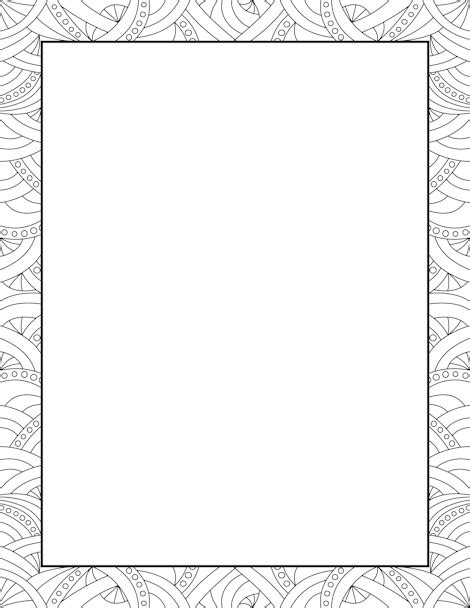 Abstract Pattern Border Borders And Frames Borders For Paper Clip Art
