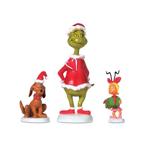 Department 56 Grinch Village Grinch Max And Cindy Lou