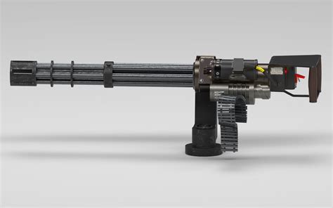 Gun M134 Minigun 3d Model Turbosquid 1408256
