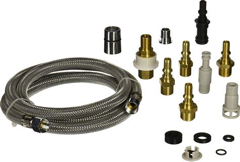 Kitchen faucets are one of the grimiest spots in your home. DANCO Kitchen Faucet Pull-Out Spray Hose Replacement Kit ...