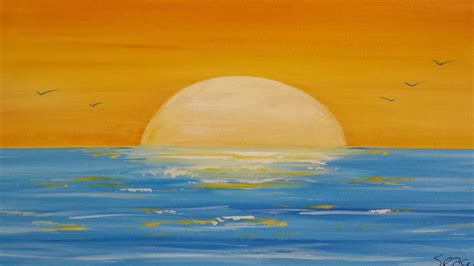 Sunset Drawing For Kids Easy African Sunset Step By Step Drawing