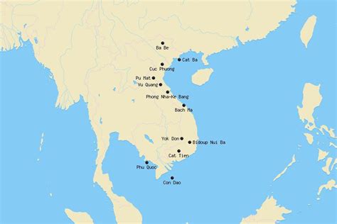 12 Most Beautiful National Parks In Vietnam Map Touropia