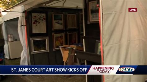 Th Annual St James Court Art Show Underway Youtube