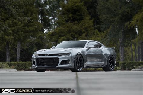 Chevrolet Camaro Zl1 6th Gen Grey With Bc Forged Le51 Aftermarket