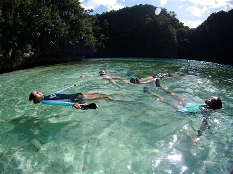 Blue Lagoon Pangabangan Tidal Pool In Libjo Dinagat Islands