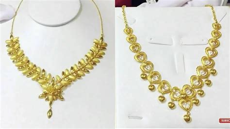 Latest Gold Necklace Korean Designs Youtube