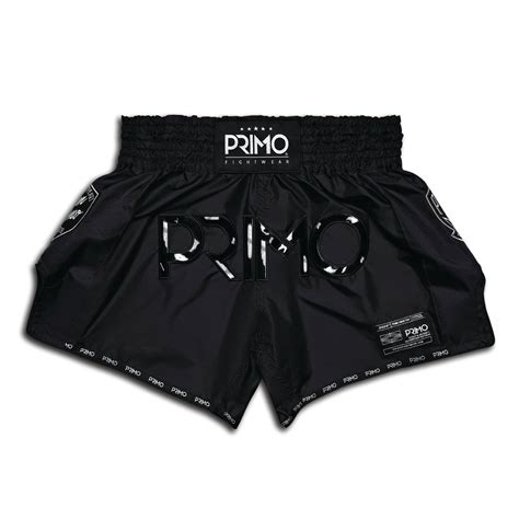 Super Nylon Muay Thai Shorts Black Panther Ii Primo Fight Wear Official