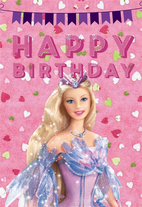 Barbie Birthday Card Free Printable