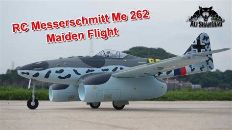 Rc Messerschmitt Me 262 Schwalbe Jet Maiden Flight Audiomanialt