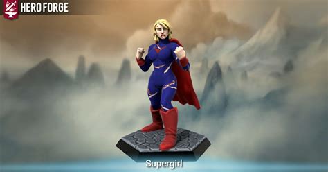 Supergirl Made With Hero Forge