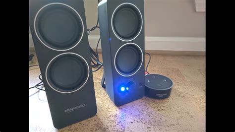 Amazon Basics Ac Powered Pc Multimedia External Speakers Review Youtube