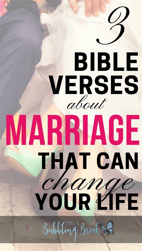 The solutions can be found in the bible verses for marriage blessings that we see in this post. 3 Bible Verses About Marriage That Will Change Your Life
