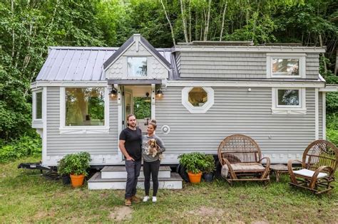 Living Big In A Tiny House Couple Downsize Into Dream Off The Grid