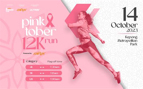 Pinktober 12k Run Powered By Jomrun Jomrun Run Rewarded
