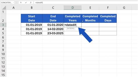 How To Calculate Difference Between Two Dates In Excel