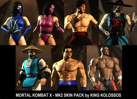 Mkx Mk Skin Pack By King Kolossos Mod For Mortal Kombat X Moddb