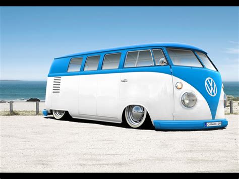 🔥 Download Vw Bi Van Hd Desktop Wallpaper Volkswagen Hippie Bus By