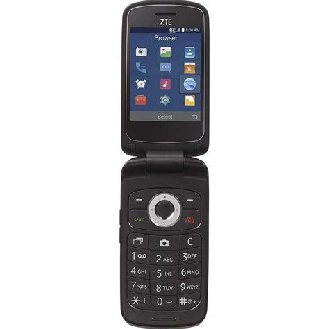 Tracfone Zte Z233 3g Prepaid Flip Phone Certified Preowned Walmart
