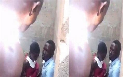 Watch Ghanaian Pupil Teacher Caught Chopping Year School Gyal