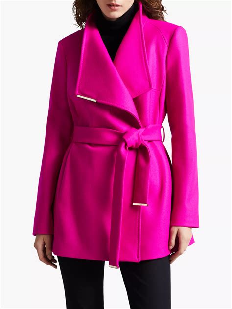 Ted Baker Rosess Belted Wool And Cashmere Blend Coat
